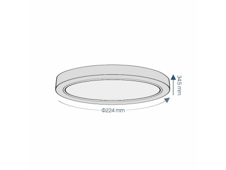 ΦΩΤΙΣΤΙΚΟ LED 3CCT ΤΥΠΟΥ PL 18W SURFACE ROUND WHITE 2.0 | ORNO | 29825