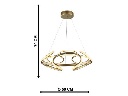 ORION-50 LED GOLD 120W 3000K/4000K/6500K ΦΩΤΙΣΤΙΚΟ LED