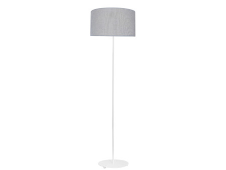 ΗFLB-04 FLOOR LAMP WH-ΓΚΡΙ ΟΡΘΟΣΤΑΤΗΣ