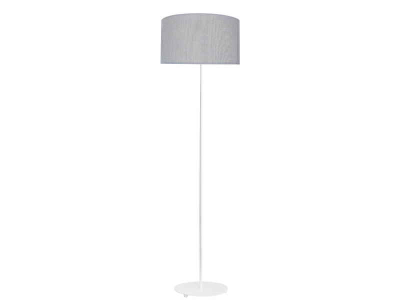 ΗFLB-04 FLOOR LAMP WH-ΓΚΡΙ ΟΡΘΟΣΤΑΤΗΣ