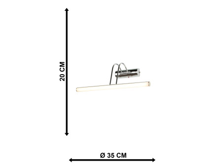 LED CURVE/AP NIKEL ΑΠΛΙΚΑ 6W