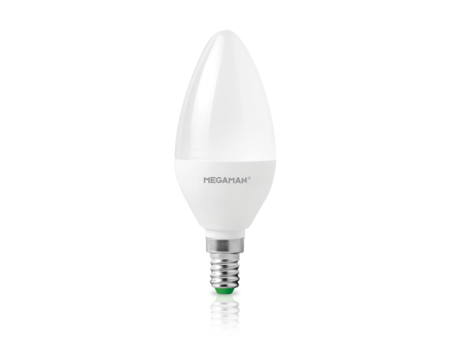 MEGAMAN LED C35 DIMABLE ΚΕΡΙ ΜΑΤ 5W E14 2800k 270LM 330'