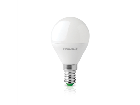 MEGAMAN LED G45 DIMABLE ΣΦΑΙΡΙΚΟ ΜΑΤ 5W E14 2800k 270LM 330'