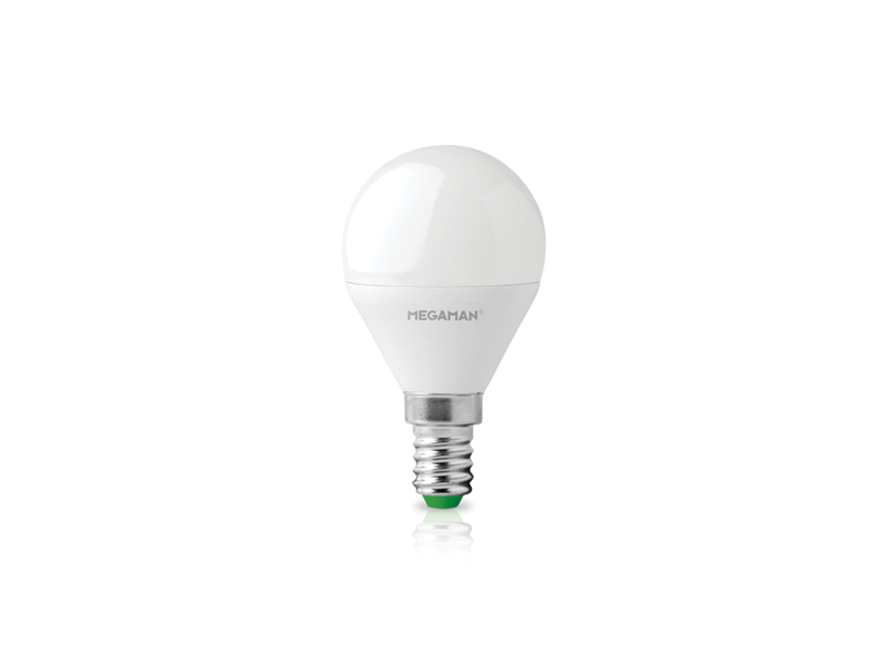 MEGAMAN LED G45 DIMABLE ΣΦΑΙΡΙΚΟ ΜΑΤ 5W E14 2800k 270LM 330'