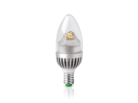 MEGAMAN LED C37 ΚΕΡΙ ΔΙΑΦΑΝΟ 5W E14 4000k 280LM 330'