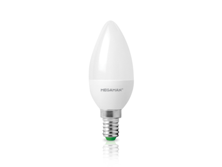 MEGAMAN LED C37 ΚΕΡΙ ΜΑΤ 5.5W-4.9W E14 4000k 470LM 330