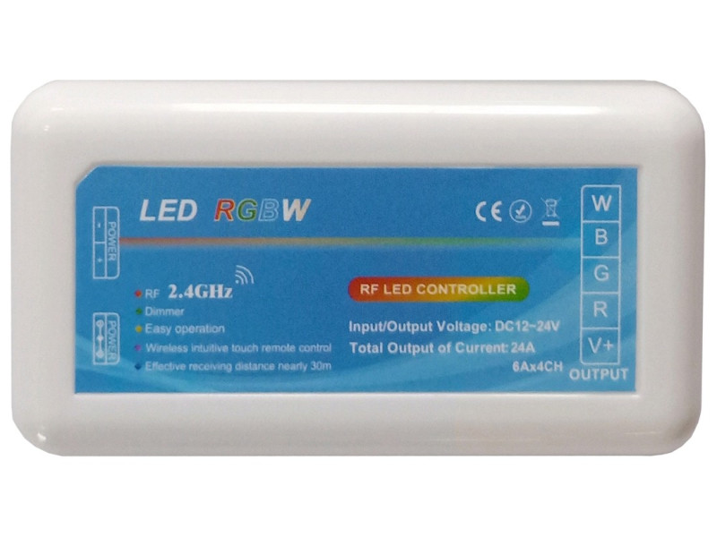 Avide LED Ταινία 12V 288W RGB+W 4 Ζωνών Ελεγκτής | ATC | 15.001.0376