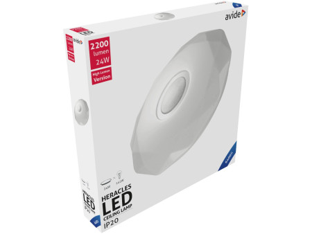 Avide LED Μοντέρνα Πλαφονιέρα Οροφής Heracles 24W 395*66mm Ψυχρό 6400K | ATC | 15.001.0569