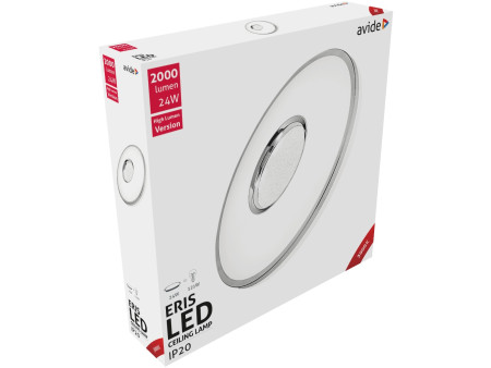 Avide LED Μοντέρνα Πλαφονιέρα Οροφής Eris 24W 350*85.0mm Θερμό 3000K | ATC | 15.001.0557