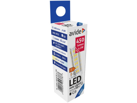 Avide LED G9 4.2W 220° Ψυχρό 6400K | ATC | 15.001.0991