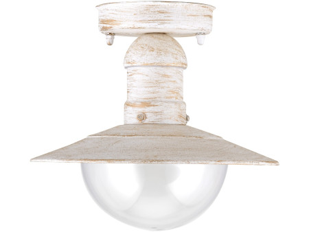 Avide Outdoor Ceiling Lamp Imperial 1xE27 IP44 Antique White | ATC | 15.001.1528