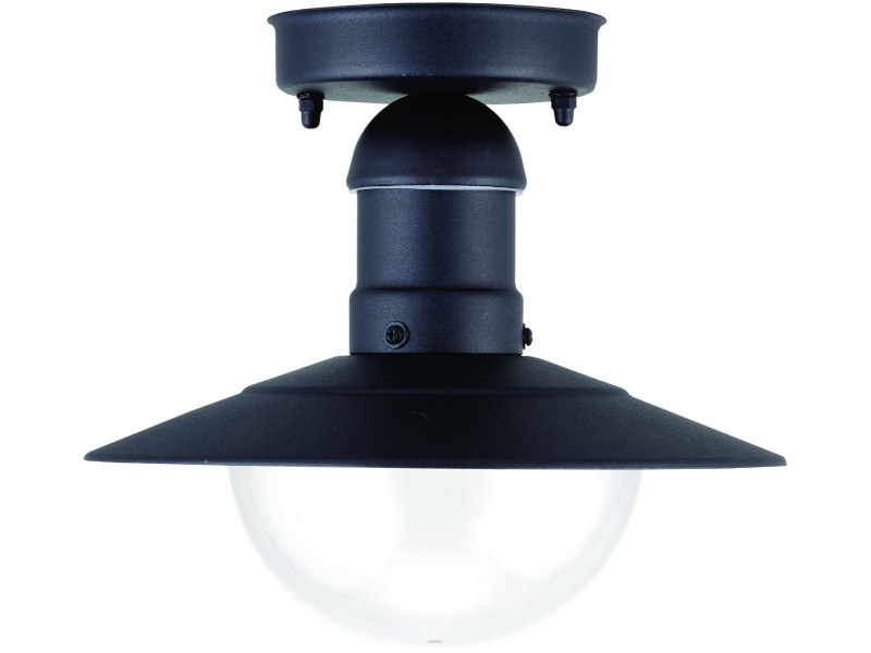 Avide Outdoor Ceiling Lamp Imperial 1xE27 IP44 Black | ATC | 15.001.1529