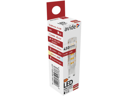 Avide LED G9 4.2W Θερμό 3000K | ATC | 15.001.1149