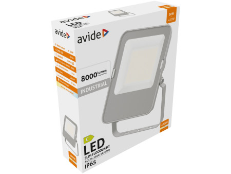 Avide LED Προβολέας SMD Industrial 50W Λευκό 4000K 160lm/W | ATC | 15.001.1949