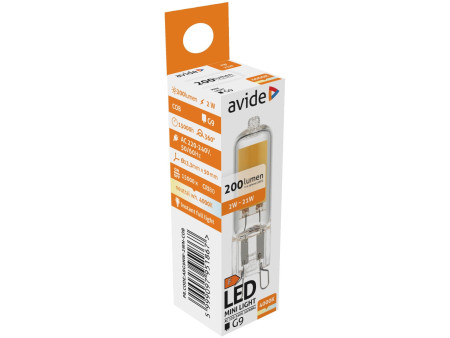 Avide LED 2W G9 COB Λευκό 4000K | ATC | 15.001.1993