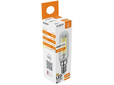 Avide LED Filament T25 4W E14 Λευκό 4000K | ATC | 15.001.1735