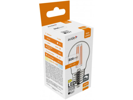 Avide LED Filament Mini Globe 5.9W E27 NW 4000K Dimmable | ATC | 15.001.2068