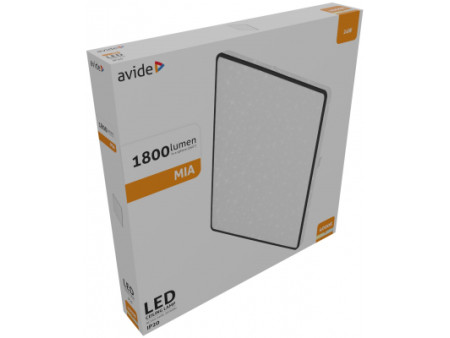 Avide LED Ceiling Lamp Oyster Mia Starry 24W 370*50mm NW 4000K | ATC | 15.001.1870