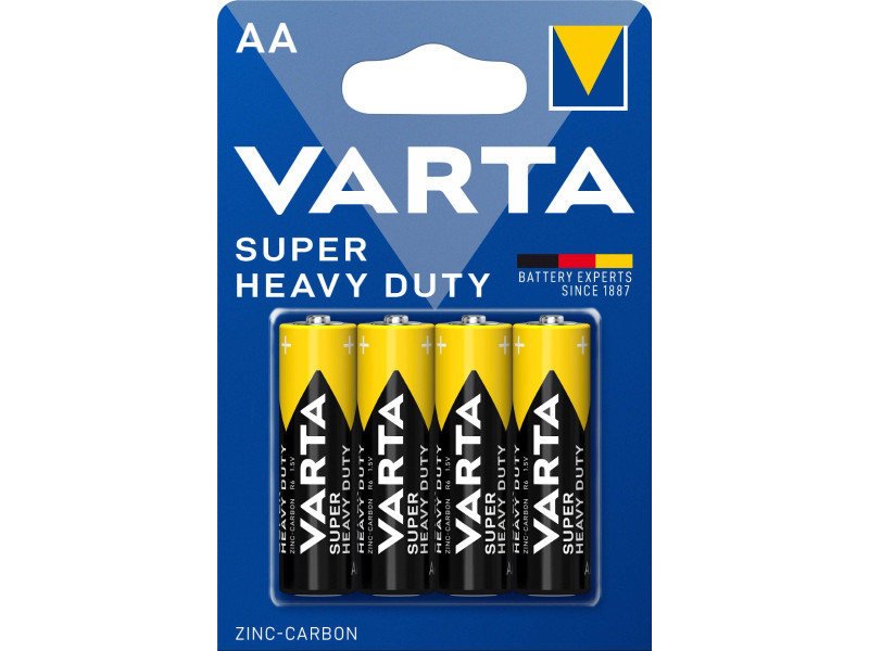 Varta Super Heavy Duty R6 ΑΑ (4τμχ) | ATC | 01.002.0003