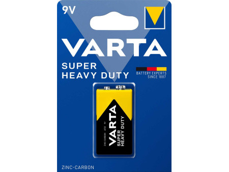 Varta Super Heavy Duty 6F22(9V) (1τμχ) | ATC | 01.002.0008