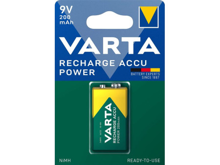 Varta Επαναφορτιζόμενη R2U 9V 200mAh (1τμχ) | ATC | 01.003.0008