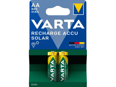 Varta Επαναφορτιζόμενη Solar 800mAh HR6 AA (2τμχ) | ATC | 01.003.0011