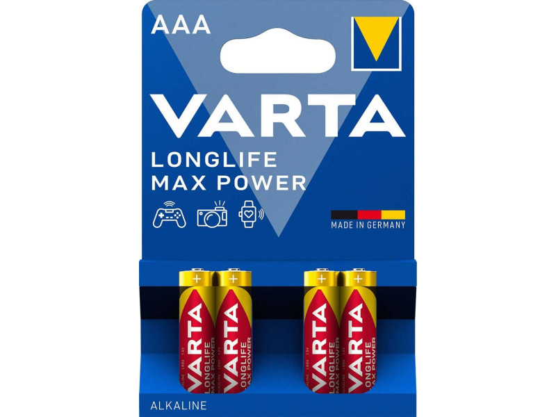 Varta Longlife Max LR03 AAA (4τμχ) | ATC | 01.001.0026