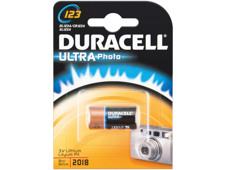 Duracell Ultra Φωτογραφικών Μηχανών CR123A (1τμχ)