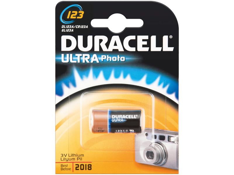 Duracell Ultra Φωτογραφικών Μηχανών CR123A (1τμχ) | ATC | 01.006.0006