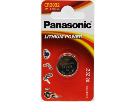 Panasonic Κουμπί Λιθίου CR2032 (1τμχ)