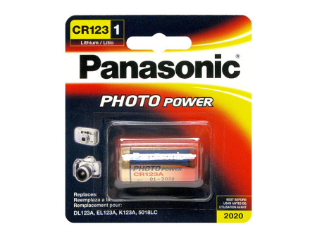 Panasonic Φωτογραφικών Μηχανών CR123 (1τμχ)