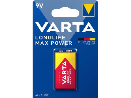 Varta Longlife Max 9V 6LR61 (1τμχ) | ATC | 01.001.0055