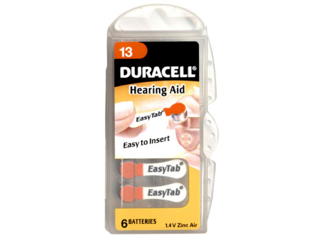 Duracell Activair Βαρηκοΐας DA13 (6τμχ)