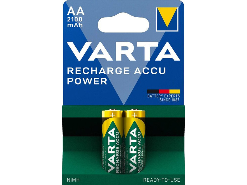 Varta Επαναφορτιζόμενη RTU AA 2100mAh (2τμχ) | ATC | 01.003.0071