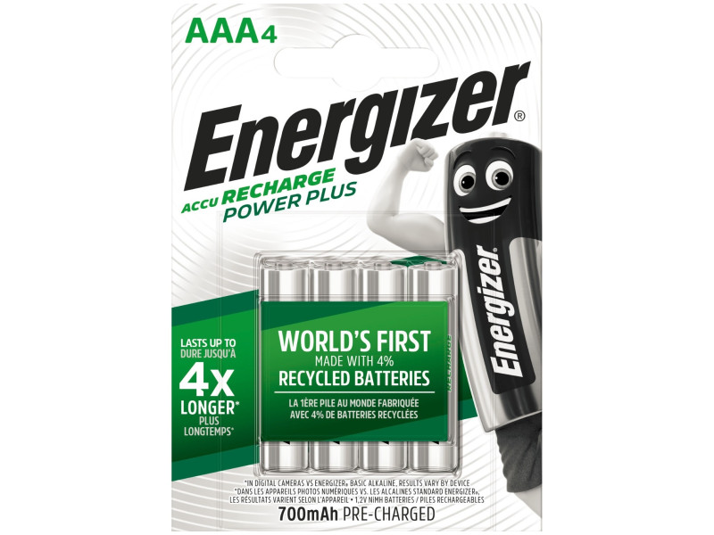 Energizer Επαναφορτιζόμενη AAA 700mAh (4τμχ) | ATC | 01.003.0078