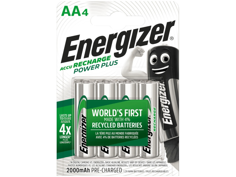 Energizer Επαναφορτιζόμενη AA 2000mAh (4τμχ) | ATC | 01.003.0077