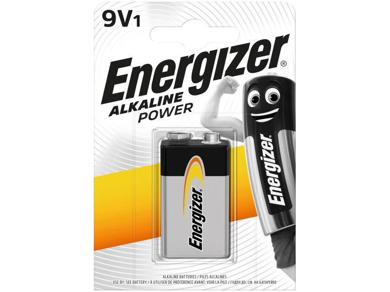 Energizer Power Αλκαλική 9V (1τμχ) | ATC | 01.001.0089