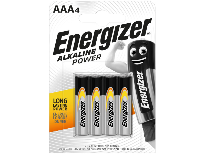 Energizer Power Αλκαλική AAA (4τμχ) | ATC | 01.001.0086