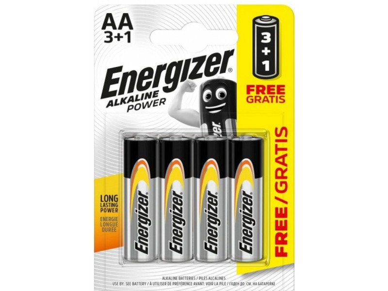 Energizer Power Αλκαλική AA (4τμχ) | ATC | 01.001.0085