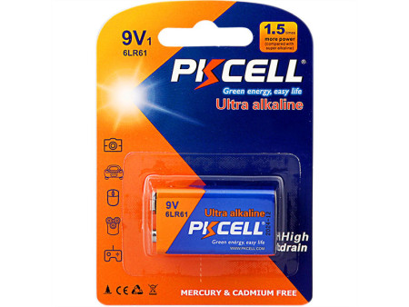 Pkcell Ultra Αλκαλική 6LR61 9V (1τμχ) | ATC | 01.001.0098