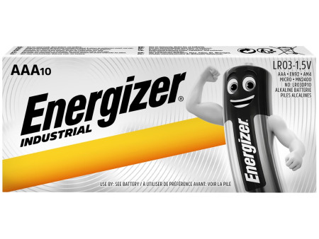 Energizer Industrial LR03 AAA P10 (10τμχ) | ATC | 01.001.0101