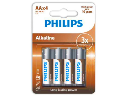 Philips Eco Αλκαλική LR6 AA (4 τμχ) | ATC | 01.001.0107