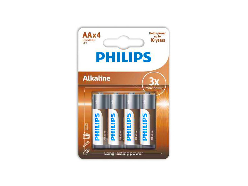 Philips Eco Αλκαλική LR6 AA (4 τμχ) | ATC | 01.001.0107