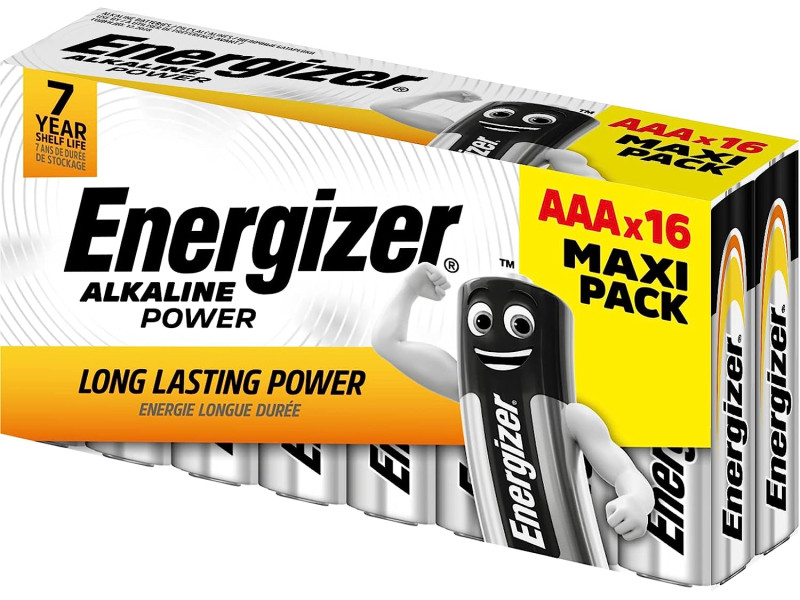 Energizer Power Αλκαλική Mignon Μπαταρία AAA S16 (16τμχ) | ATC | 01.001.0111