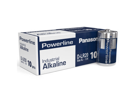 Panasonic Powerline D LR20AD Αλκαλική Μπαταρία (10τμχ) | ATC | 01.001.0121