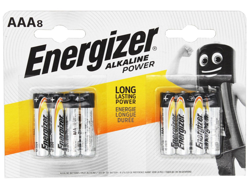 Energizer Power Αλκαλική AAA (8τμχ) | ATC | 01.001.0125