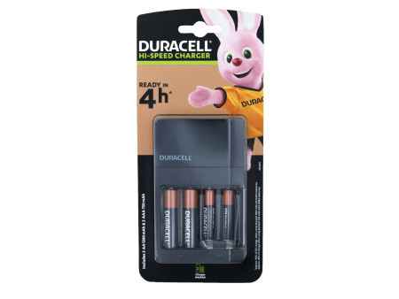 DURACELL CEF14 4h Charger incl. 2xAA 1300mAh + 2xAAA 750mAh | ATC | 01.010.0036