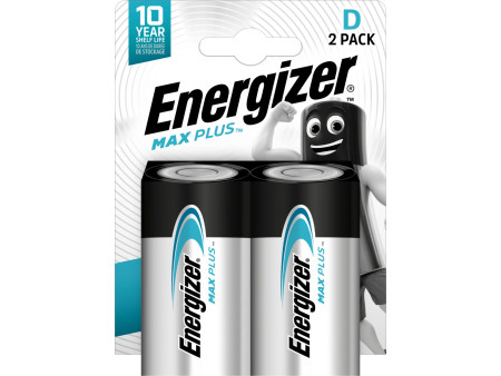 Energizer Max Plus D Μπαταρία (2τμχ) | ATC | 01.001.0147