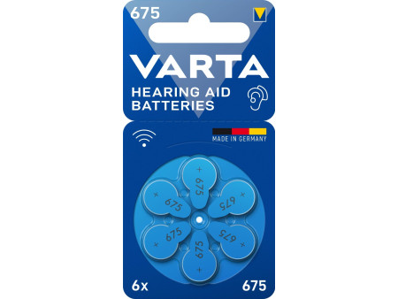 VARTA Hearing Aid 675 (6 τμχ)