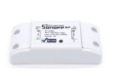 SONOFF Smart Διακόπτης RF2 433MHz, WiFi 2.4GHz, λευκό